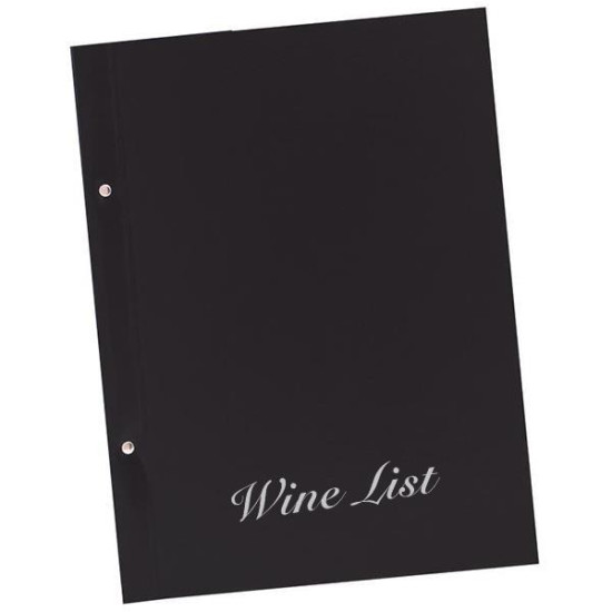 Next wine list basic 23,5x32εκ. μαύρο