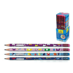 Adel μολύβι με σβήστρα ΗΒ &quot;Kid's&quot; κοκτέηλ 4 χρωμάτων