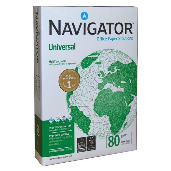 Navigator φωτ. χαρτι Α4 80γρ. 500φυλ. Πληρωμή μετρητοίς. Παραλαβή αποκλειστικά από την έδρα μας σε Θεσσαλονίκη.
