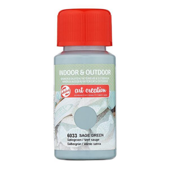 Talens χρώμα indoor/outdoor 6033 sage green 50ml