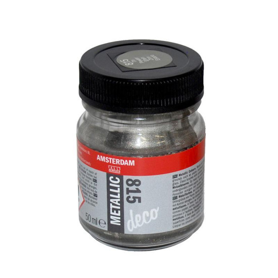 Talens amsterdam μεταλλικό χρώμα pewter 50ml (815)