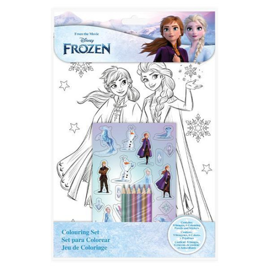 Σετ ζωγραφικής "Frozen" με ξυλομπογιές Y31x21x2εκ.