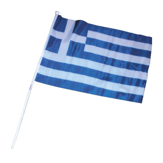 Ελληνικό σημαιάκι από συνθετικό ύφασμα 30x45εκ.