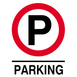 Next επιγραφή pp "Parking" 15x20εκ.