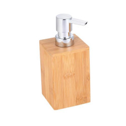 Dispenser για υγρό σαπούνι από bamboo 7x7x16,2εκ.