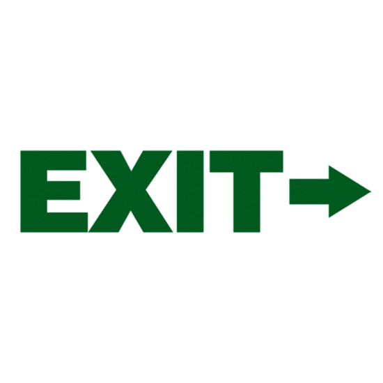 Next επιγραφή αυτοκόλλητο "Exit" 7x22εκ.