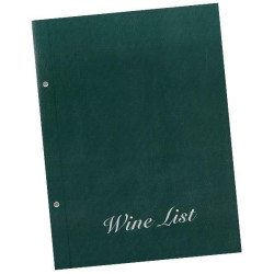 Next wine list basic 23,5x32εκ. πράσινο