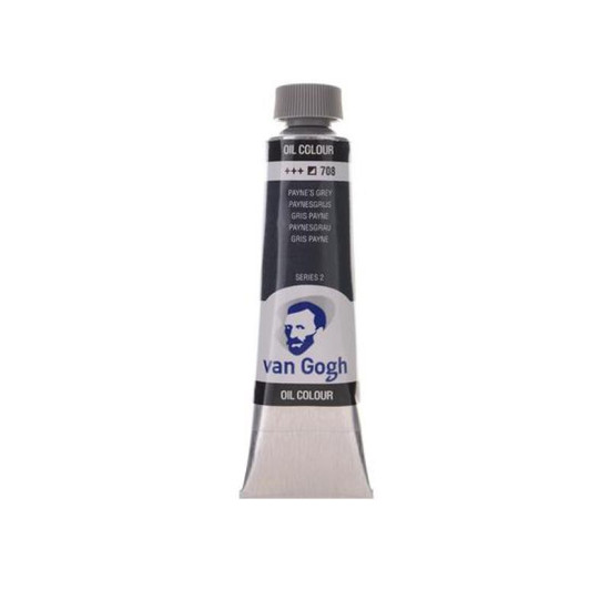 Talens van gogh χρώμα λαδιού 708 payne's grey 20ml