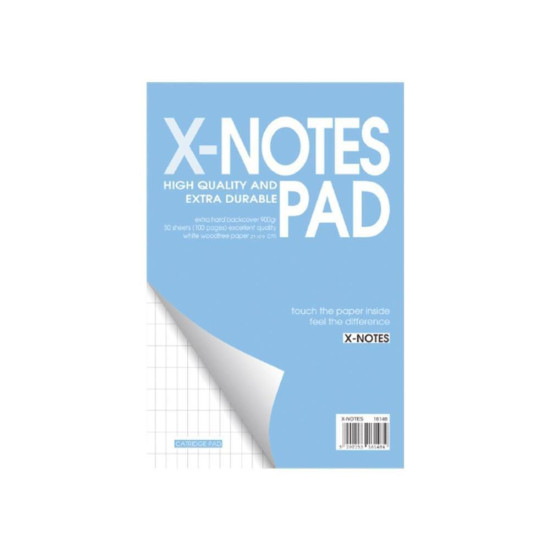 Next x-notes μπλοκ κατριγέ 21x29εκ. 50φυλ.