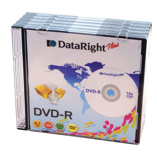 Dataright DVD-R 4.7GB slim case