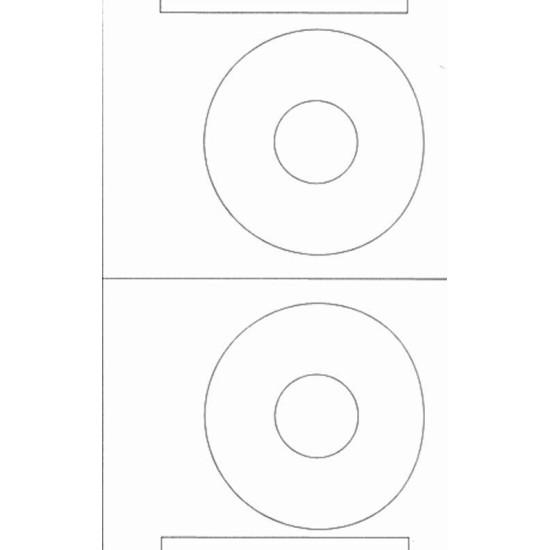 Markin ετικέτες αυτοκόλ. ασημί 114,5mm 2/φ 10φ Α4
