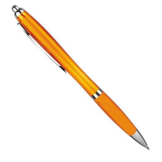 Στυλό πλαστικό ημιδιάφανο πορτοκαλί