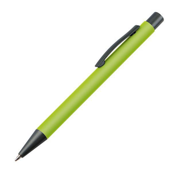 Στυλό πλαστικό λαχανί με μεταλλικό κλιπ Υ14xØ1εκ.