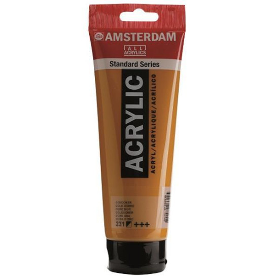 Talens amsterdam ακρυλικό χρώμα 231 gold ochre 120ml