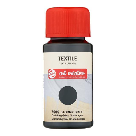 Talens χρώμα textile 7505 stormy grey 50ml