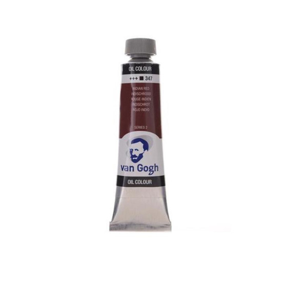 Talens van gogh χρώμα λαδιού 347 indian red 20ml