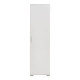 Ντουλάπι-στήλη Chad1 pakoworld λευκό gloss 45x32x169εκ
