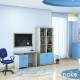 Γραφείο εργασίας Looney pakoworld χρώμα castillo-μπλε 100x55x75εκ