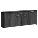 Μπουφές Kinley pakoworld grey-wenge 210x40x82εκ