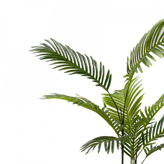 Διακοσμητικό φυτό Areca σε γλάστρα Inart πράσινο pp Υ80εκ