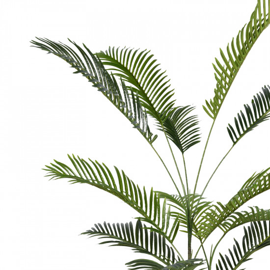 Διακοσμητικό φυτό Areca ΙΙΙ σε γλάστρα Inart πράσινο pp Υ180εκ