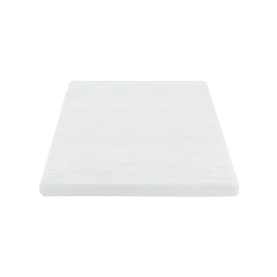 Ανώστρωμα Casmeriane pakoworld λευκό ύφασμα-memory foam 90x190x5εκ