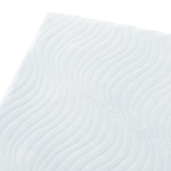 Ανώστρωμα Casmeriane pakoworld λευκό ύφασμα-memory foam 90x190x5εκ