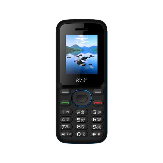 NSP 1800DS BLACK / BLUE (Ελληνικό Μενού) Κινητό τηλέφωνο Dual SIM με Bluetooth και οθόνη 1.8″