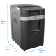 HP Pro Shredder Auto 200MC – 2821 Μαύρος καταστροφέας εγγράφων με συνδετήρες και καρτών Micro Cut P5 – 10 Manual/200 Auto x A4 – 32.2L