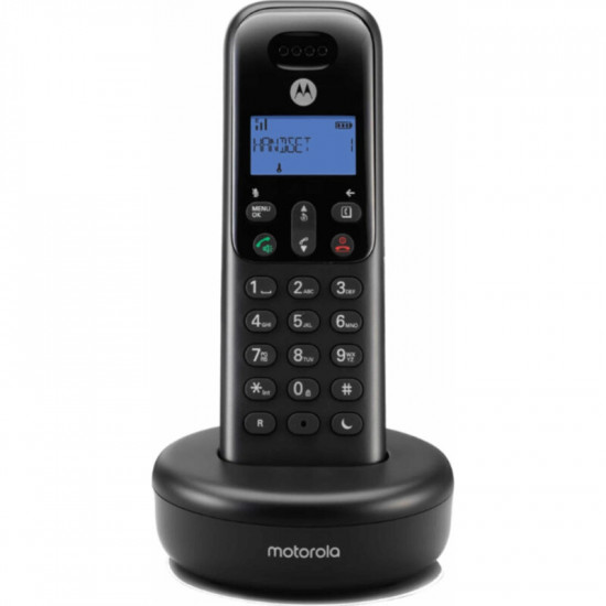 Motorola T501+ Μαύρο (Ελληνικό Μενού) Ασύρματο τηλέφωνο με ανοιχτή ακρόαση