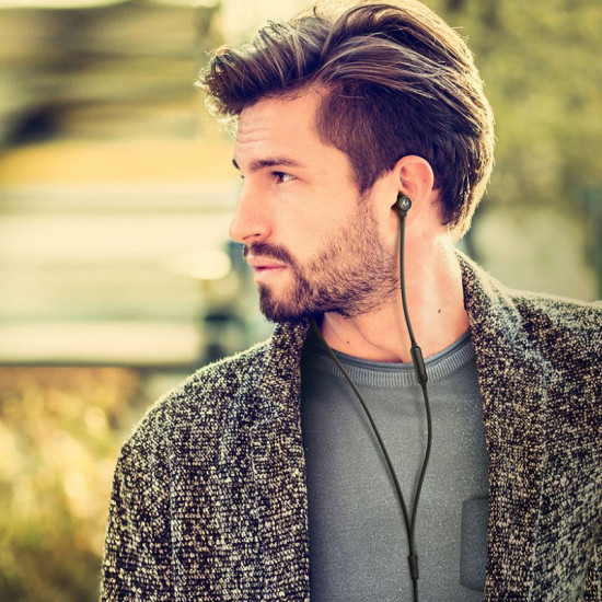 Motorola Earbuds 3C-S Mαύρα In ear ακουστικά ψείρες handsfree με καλώδιο 1.2μ.