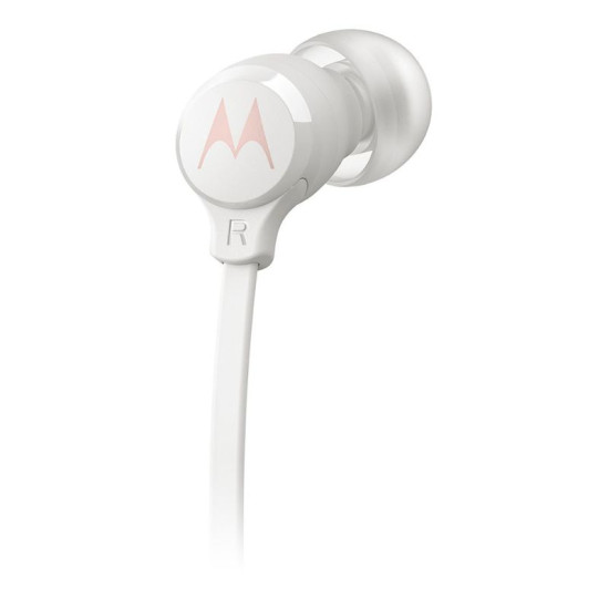 Motorola Earbuds 3C-S Λευκά In ear ακουστικά ψείρες USB-C handsfree με καλώδιο 1.2μ.