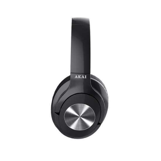 Akai BTH-P100 Ασύρματα over ear αναδιπλούμενα ακουστικά με Bluetooth, Handsfree και Aux-In