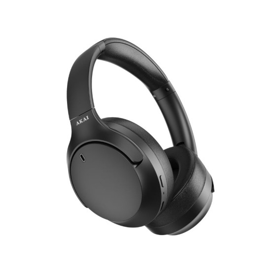 Akai BTH-P200ANC Ασύρματα over ear αναδιπλούμενα ακουστικά με Bluetooth, Handsfree, Aux-In και ANC