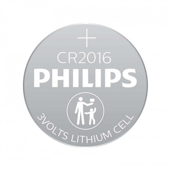 Philips CR2016P5/01GRS Μπαταρία λιθίου Βlister 5τεμ 75mAh 3 V
