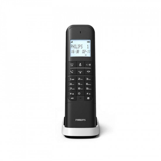 Philips M4701W/GRS Λευκό Ασύρματο τηλέφωνο με φωτιζόμενη οθόνη
