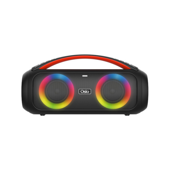 Osio OBT-8010 Φορητό αδιάβροχο ηχείο Bluetooth με USB, LED, AUX, TF, TWS, FM και ενσ. μικρόφωνο – 50W