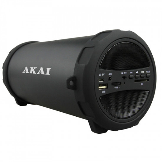 Akai ABTS-11B Φορητό ηχείο Bluetooth με ραδιόφωνο USB, Aux-In και κάρτα SD – 10W