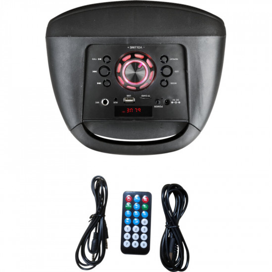 Akai ABTS-TK19 Φορητό ηχείο Bluetooth με LED, TWS, USB, micro SD, Aux-In και είσοδο ενσύρματου  μικροφώνου