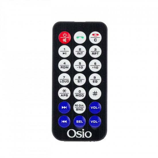 Osio ACO-4540RDS Ηχοσύστημα αυτοκινήτου με Bluetooth, διπλό USB, micro SD, Aux-In, RDS και app 4 x 45 W