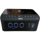 Akai ACRB-1000 Ξυπνητήρι, ασύρματος φορτιστής και ηχείο Bluetooth με διπλό USB, Aux-In και FM – 5W RMS