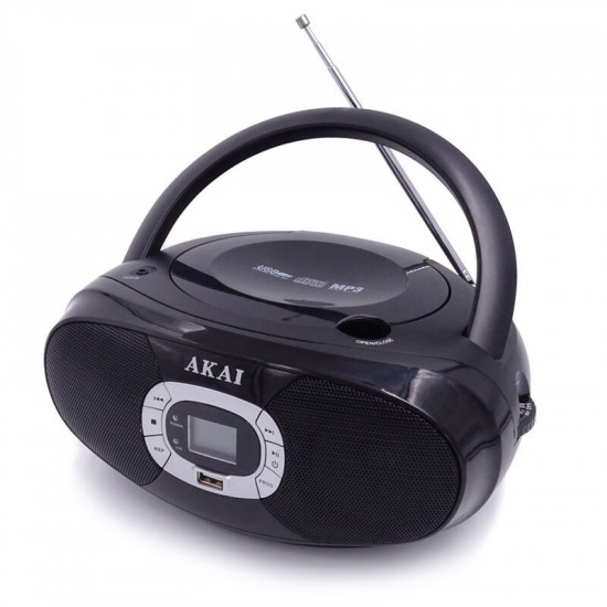 Akai BM004A-614 Φορητό HiFi με ραδιόφωνο, CD, USB και Aux-In