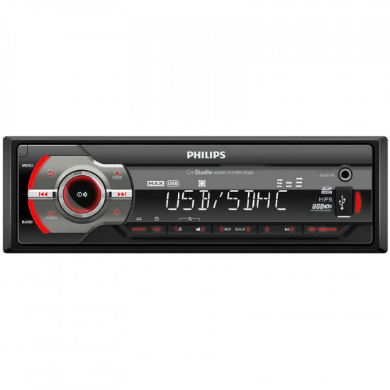 Philips CE233/GRS Ηχοσύστημα αυτοκινήτου με USB, κάρτα SD και Aux-In 4 x 50W