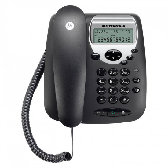 Motorola CT2 Μαύρο Ενσύρματο τηλέφωνο με οθόνη