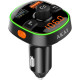 Akai FMT-52BT FM transmitter με LED, Hands Free, φορτιστή αυτοκινήτου, Bluetooth, micro SD, και 2 USB