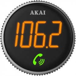 Akai FMT-95BT FM transmitter και φορτιστής με Bluetooth, micro SD, Fast Charge USB & USB Type-C, LED και Hands Free