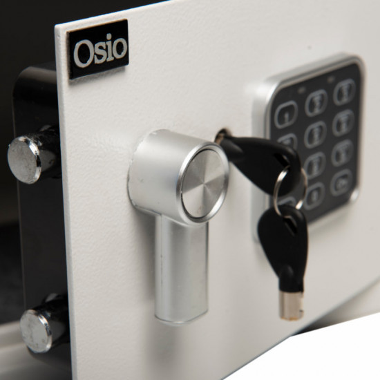 Osio OSB-2535WH Χρηματοκιβώτιο με ηλεκτρονική κλειδαριά 35 x 25 x 25 cm