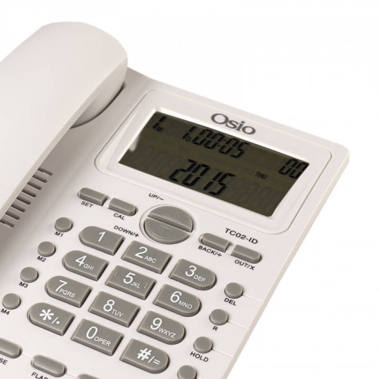 Osio OSW-4710W Λευκό Ενσύρματο τηλέφωνο με οθόνη