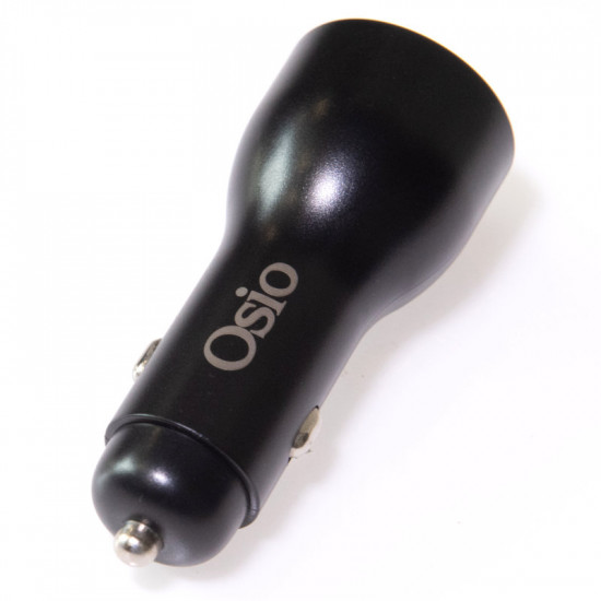Osio OTU-5913B Διπλός φορτιστής αυτοκινήτου Fast Charge με USB Type-C και USB Type-A 36 W