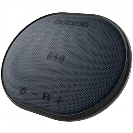 Motorola SONIC SUB 500 BLACK Ασύρματος φορτιστής 10 W και αδιάβροχο Smart φορητό ηχείο Bluetooth 5.0 με TWL και Aux-In – 10W
